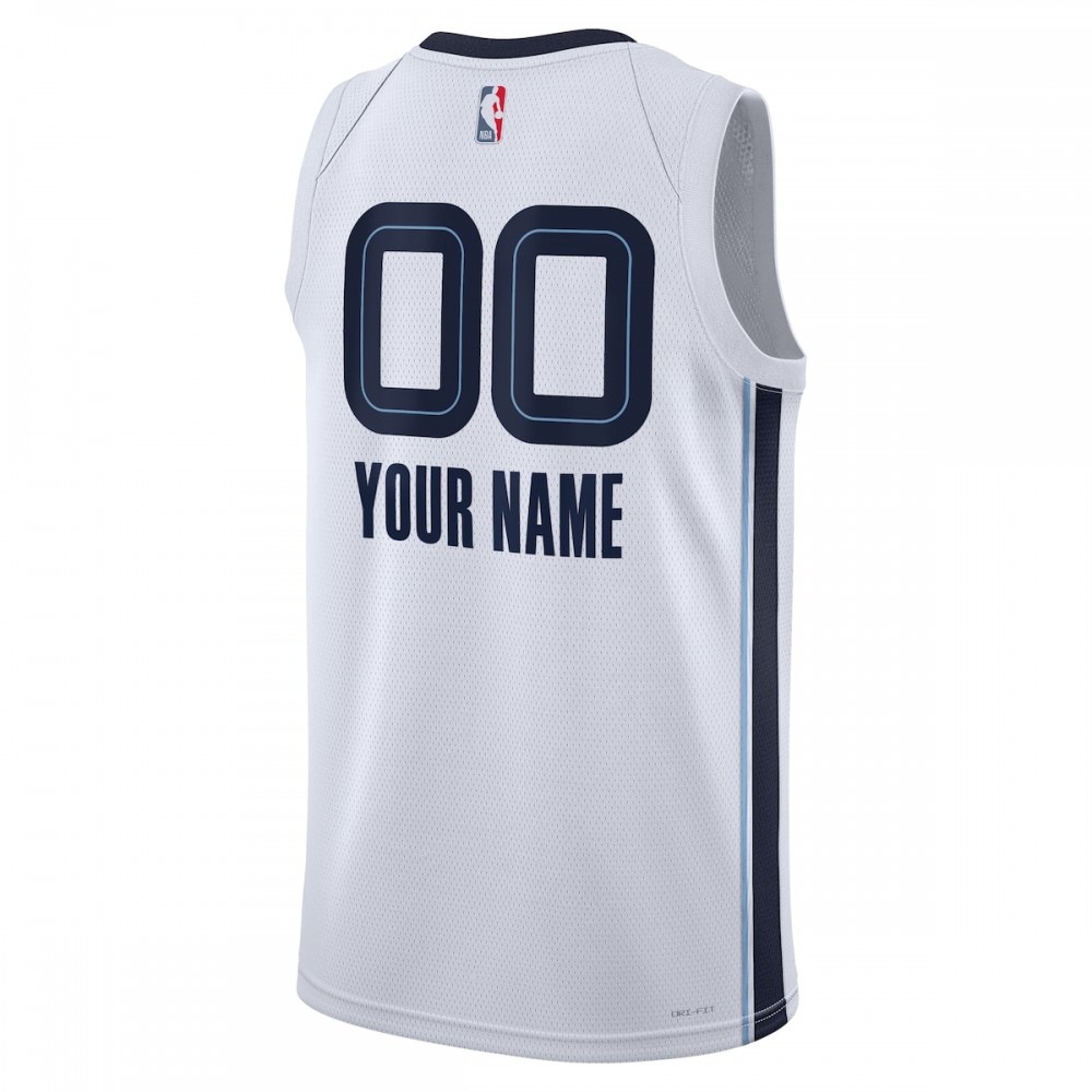 Memphis Grizzlies Unisex 2022/23 Swingman Custom Jersey White - Association Edition-Pro Kit Vault | Brand New 26/27 Sports Jerseys
